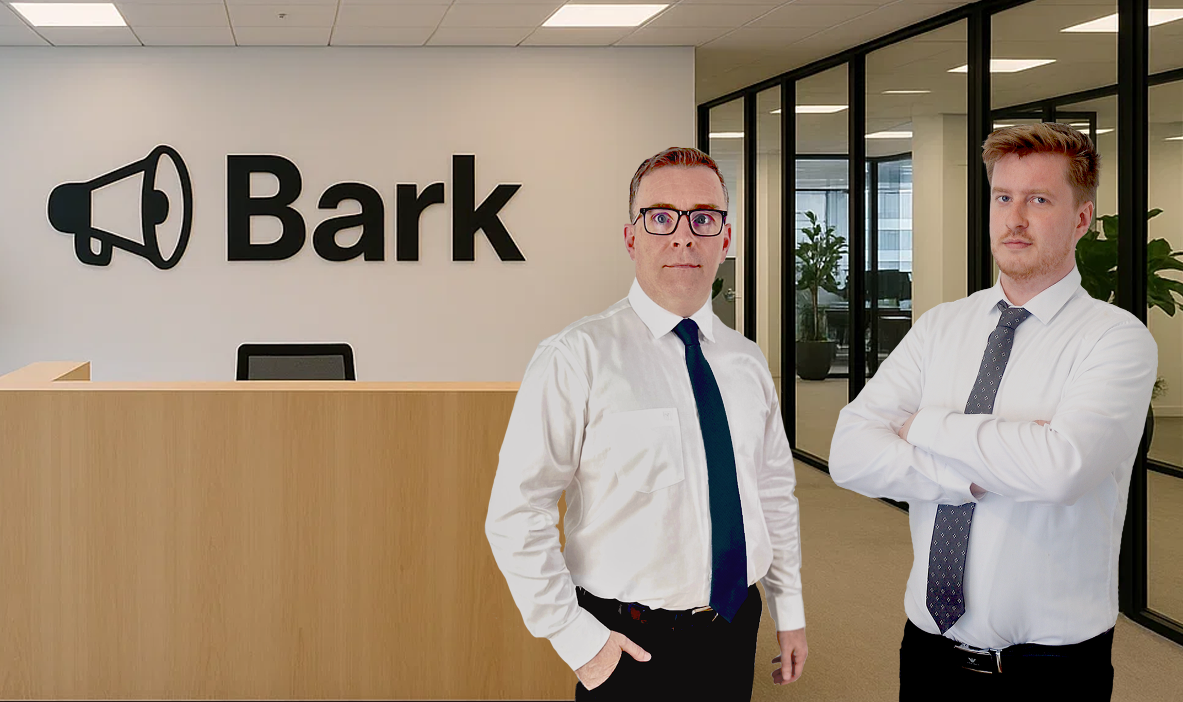 Richard Kliskey and Jake Young, founders of Bark Media